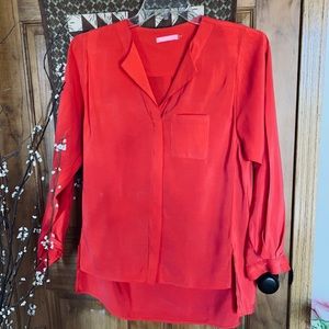 🌷 long sleeve coral shirt